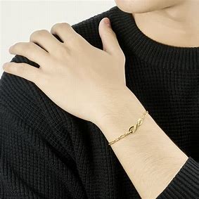 Lắc Tay Nam Vàng 18K 1 Cây